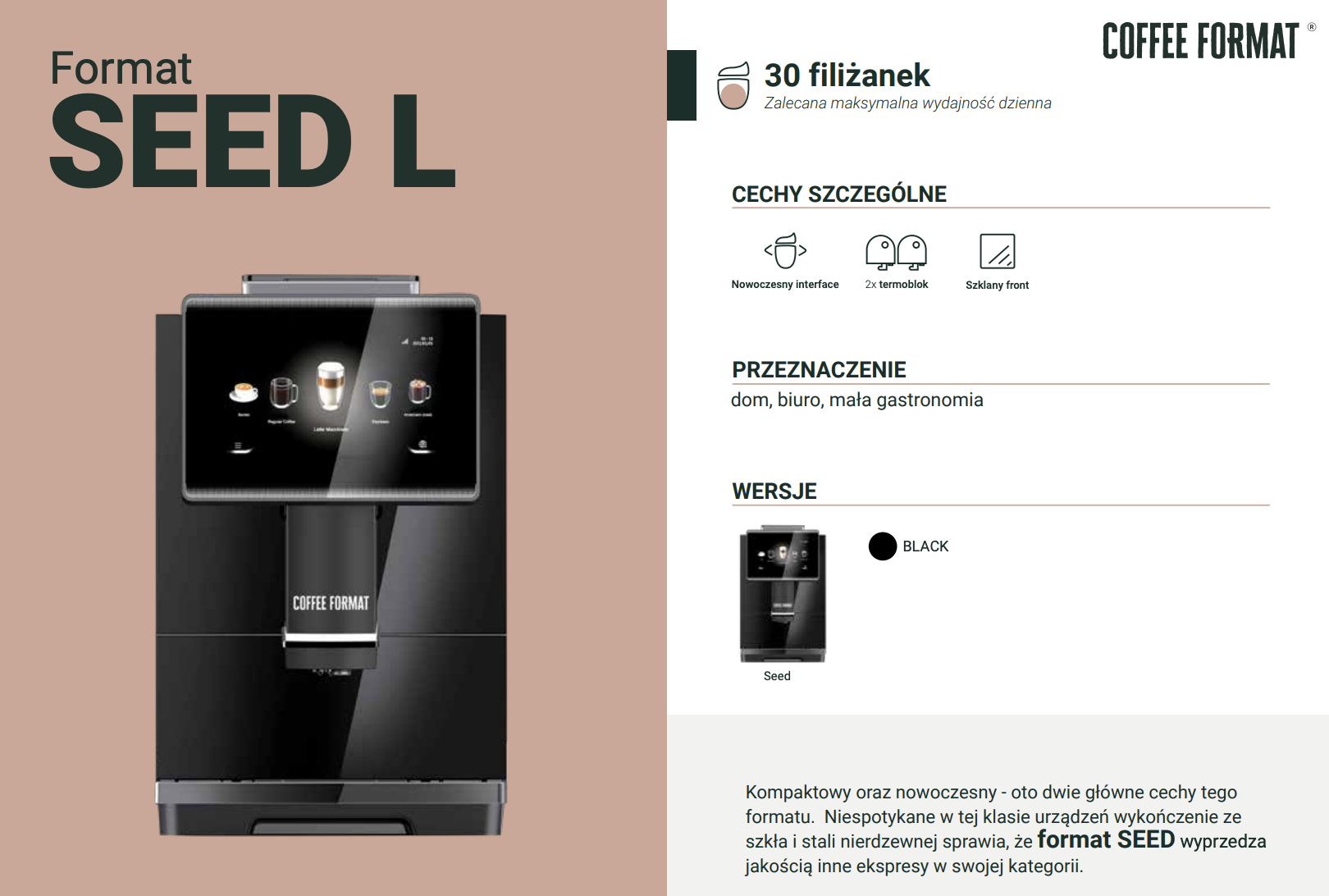 EKSPRES DO KAWY COFFEE FORMAT - SEED L - obrazek 3