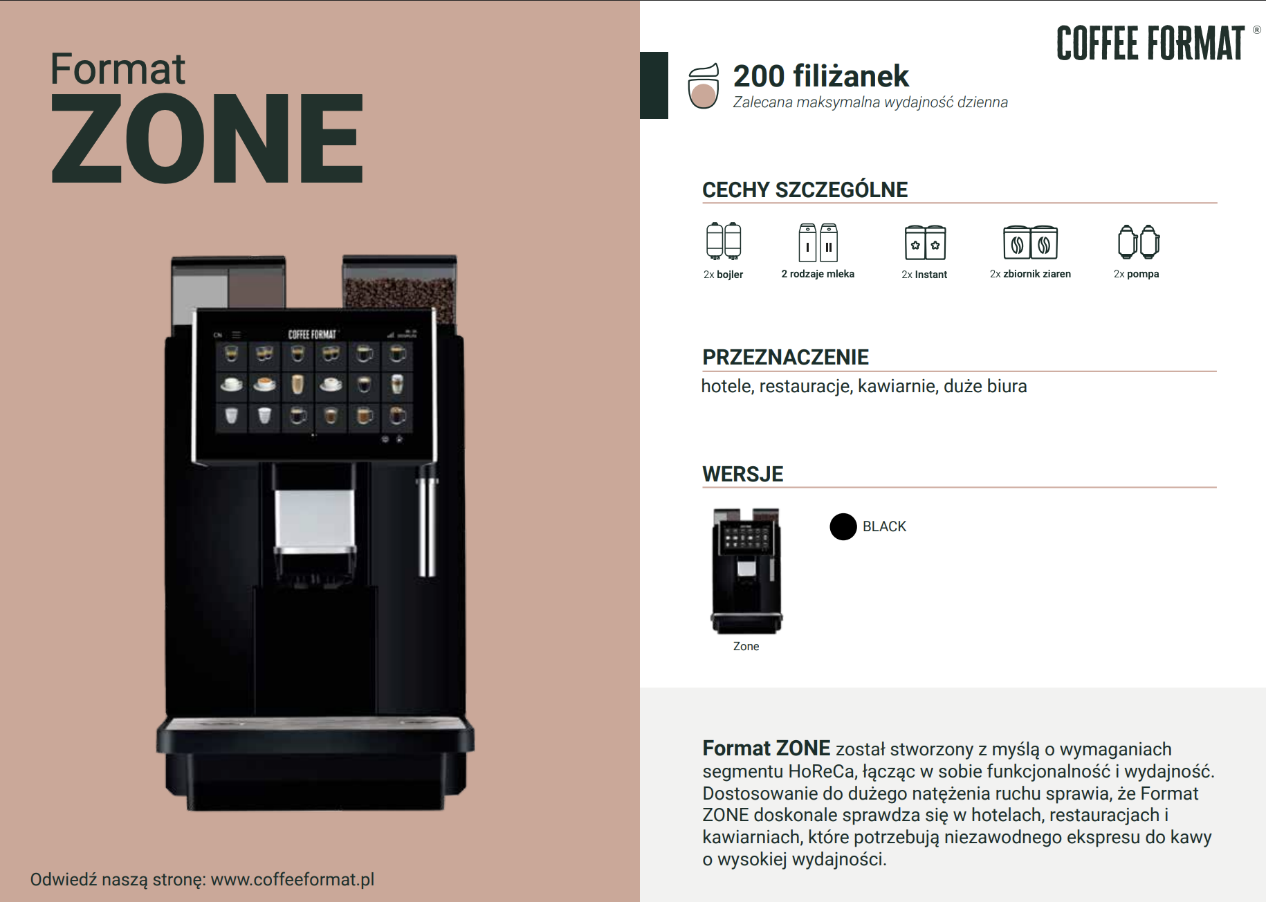 EKSPRES DO KAWY COFFEE FORMAT - ZONE - obrazek 3