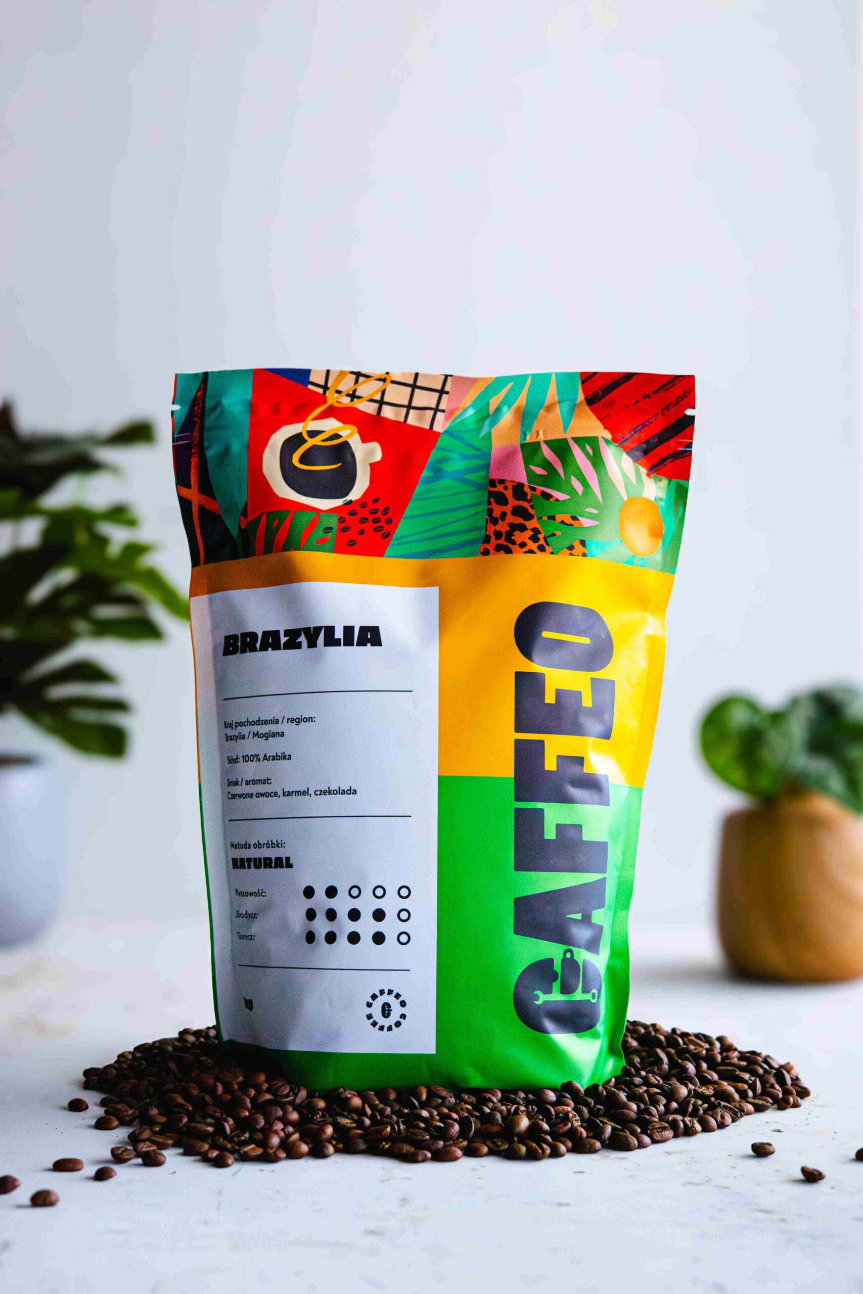Kawa CAFFEO BRAZYLIA Ziarnista 1 kg